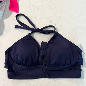 navy swim suit from target